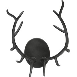 BePureHome Antler Gewei - Metaal - Zwart - 50x34x32