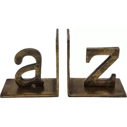 Boekensteun - A-Z - Antique Brass Shiny