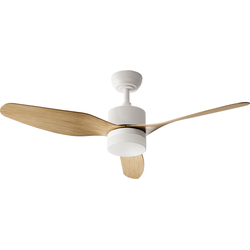 Beliani ANDERSON - Plafondlamp met ventilator-Wit-Synthetisch materiaal