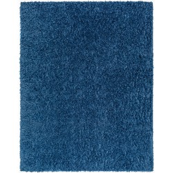 Hoogpolig Shaggy Tapijt SOSO - Blauw - 160x213 cm 