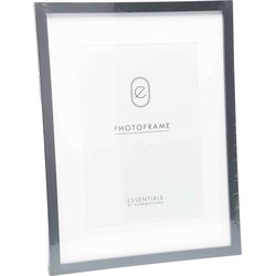 Kunststof fotolijst zwart geschikt voor een foto van 30 x 40 cm - Fotolijsten