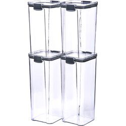Krumble Voorraadpotten set van 4 - 700 ml + 700 ml + 1800 ml + 1800 ml