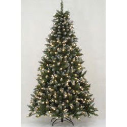 Kerstboom Frosted Allison 180 cm met Warm Led verlichting kerstboom
