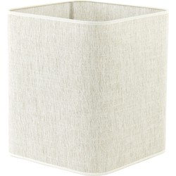 Light&living Kap vierkant rond hoog 30-30-35 cm BRESKA parel wit