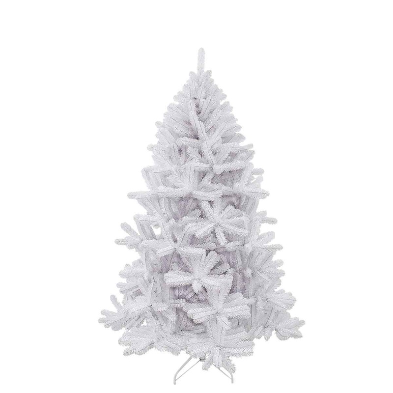 Triumph Tree Franse kunstkerstboom icelandic maat in cm: 215 x 132 glanzend wit - 