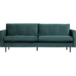 BePureHome Rodeo Classic 2,5-Zitsbank - Velvet - Teal - 83x230x88