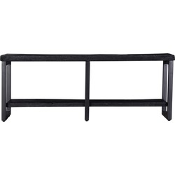 Tv-meubel Zwart Hout - 160x40x60cm - Pure Black - Giga Meubel