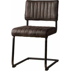 Tower living Avila sidechair - fabric T-anthracite (uitlopend)