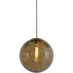 Hanglamp Magdala - Bruin Glas - Ø48cm