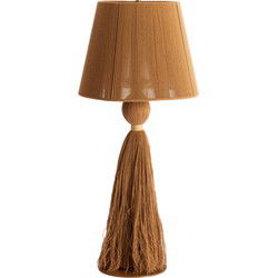 Light & Living - tafellamp - Espino - geel - textiel - bureaulamp - E27 - 1894860