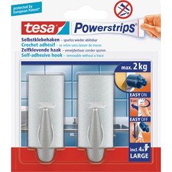 Powerstrips haken large trend Tesa 6 stuks - Handdoekhaakjes