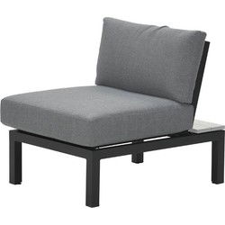 Garden Impressions Nicolle lounge fauteuil - carbon black-mystic grey