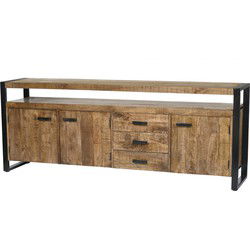 Livingfurn - Dressoir Nairobi 210cm - Mangohout