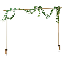 HIXA Tafelklem - met Klimop Slinger - Decoratieve - Accessoires - Tafeldecoratie - Goud - Verstelbaar