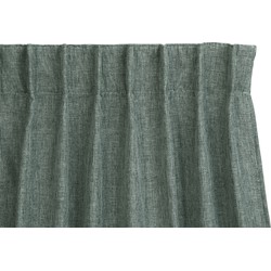 LIFA LIVING Groene luxe gordijnen, Verduisterende gordijnen, Met 10 ophanghaken, 150 x 260 cm (B x H)