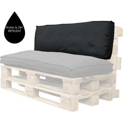 Unique Living | Palletkussen Luana | Outdoor Collectie | Zwart | 40x120x8cm