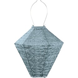 LUMIZ Solar tuinverlichting Lace Diamond - 28 cm - Grijs Blauw