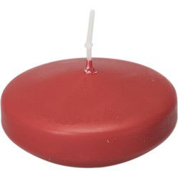 Enlightening Candles Drijfkaarsen - 8x - rood - ca 8 branduren - Drijfkaarsen