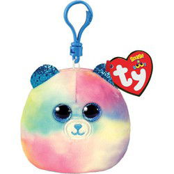 TY Squish a Boos Clips Knuffel Beer Hope 8 cm