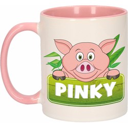 Dieren mok /varkens beker Pinky 300 ml - Bekers