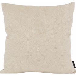 Sierkussen Velvet Shell Beige | 45 x 45 cm | Velvet / Polyester