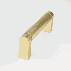 Deurgreep Anne-Marinde - messing - 96 mm - Modern - Handgreep - Kastgreep - Ladegreep
