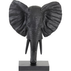 Light & Living - Ornament ELEPHANT - 38.5x19.5x49cm - Zwart