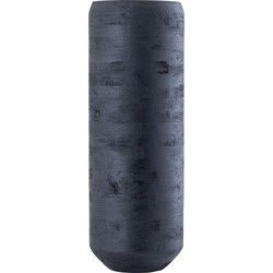 PTMD Bloempot Gerd - 30x30x84 cm - Hout - Zwart