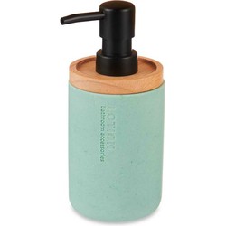 Berilo zeeppompje/dispenser Lotions - mat mintgroen - polyresin - 18 x 8 cm - 300 ml - Zeeppompjes