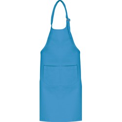 Keukenschort / kliederschort/ kookschort/ knutselschort/ kinderschort - aqua blauw - Kinderen - Keukenschorten