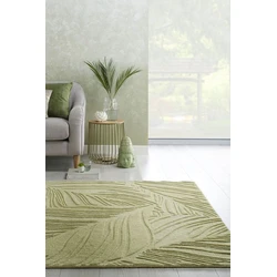 Modern Wollen vloerkleed - Lino Leaf Salie Groen - 120 X 170 CM