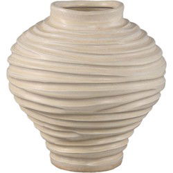 PTMD Vaas Mickie - 21x21x21 cm - Keramiek - Beige