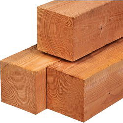Paal Red Class Wood 20,0x20,0x400 cm Tuindeco
