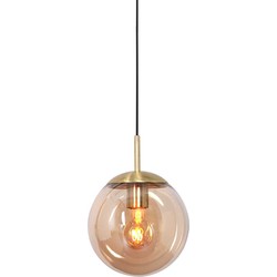 Steinhauer hanglamp Bollique - amberkleurig - metaal - 20 cm - E27 fitting - 3496ME
