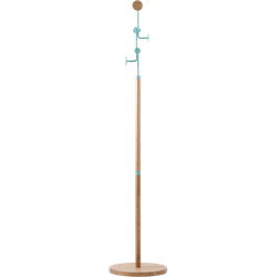 Hook coat stand houten staande kapstok green - 170 cm