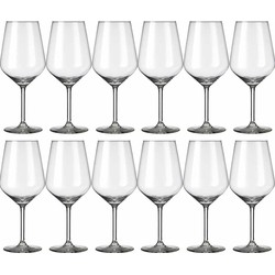 18x Luxe witte wijn glazen 530 ml Carre - Wijnglazen