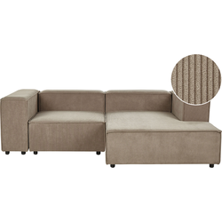 APRICA - Tweezitsbank - Bruin - Linkerzijde - Corduroy