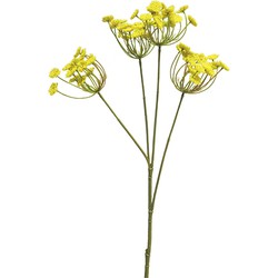 Anethum spray yellow 68 cm kunstbloem - Nova Nature
