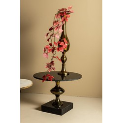 PTMD Alano Salontafel - 61x61x44 cm - Marmer - Zwart