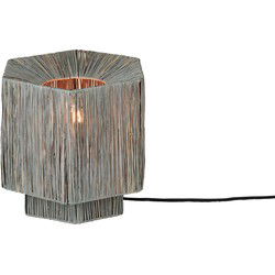 Tafellamp Panama - Lichtgrijs - 26x28x26cm