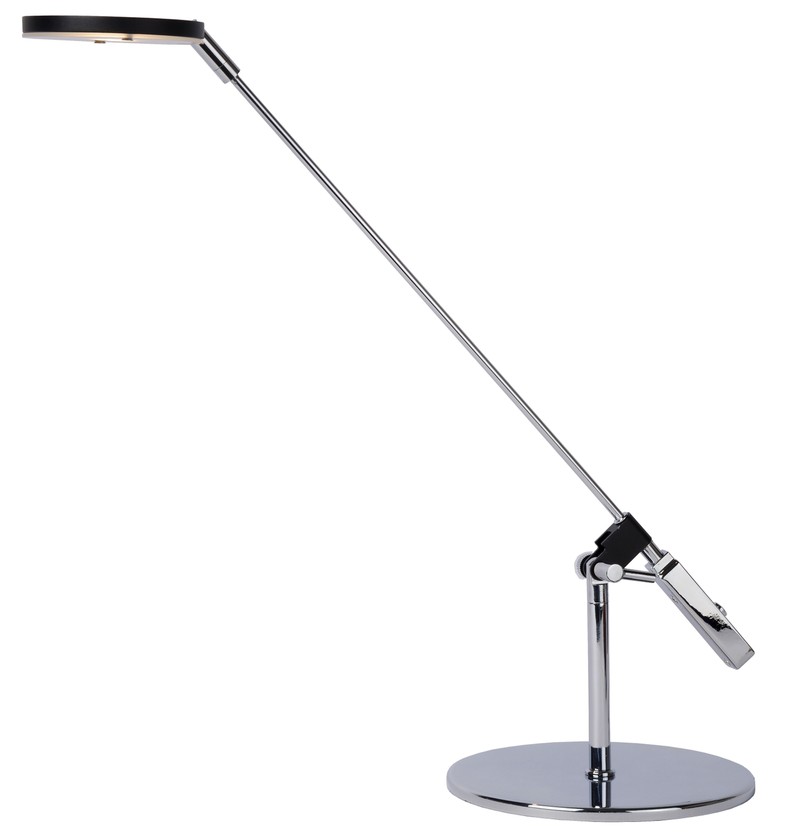 Lucide Bureaulamp Stratos - LED - Chroom - Mat Zwart - 