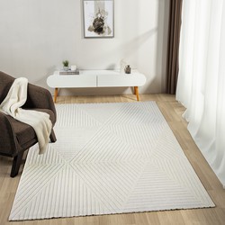 Modern vloerkleed - Medea - Wit - 200 X 290 CM