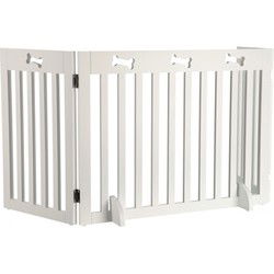 TRIXIE AFSLUITHEK WIT 3 PANELEN 82-124X61 CM