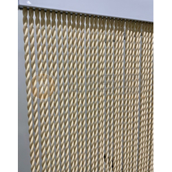 Vliegengordijn Alaska® Kunststof Draadgordijn RAL 1015 Licht ivoor | Kant en Klaar 100x215  cm