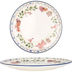 Bonna Dessertbord - Spring - Porselein - 21 cm - set van 6
