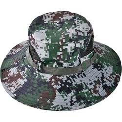 Decopatent - Camouflage Jungle Hoed - Bucket Hat Safari - Vissershoedje Heren - Dames - Volwassenen - Maat 56/58 - Zonnehoed Outdoor Vissershoed - Kleur: Army GROEN