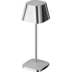 Villeroy & Boch |  Neapel Micro | Oplaadbare tafellamp | in-outdoor |  IP65 | Dimbaar | zilver