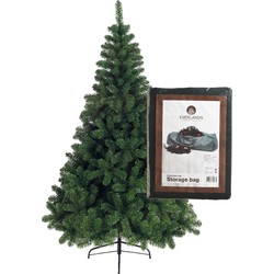 Bellatio Decorations kerstboom 150 cm met opbergzak - Kunstkerstboom