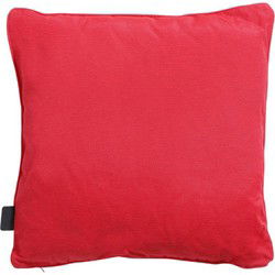 Sierkussen met bies Panama rood 45 cm x 45 cm (4 stuks)