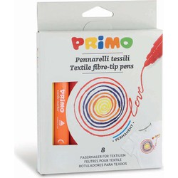 Primo Primo PRIMO - 8 Textiel viltstiften ø4.1mm in doos